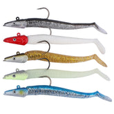 Goture 4" Minnow Fishing Swimbaits Big Tail with Lead Jig Head
